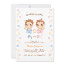 Chá de fraldas Twins Boy