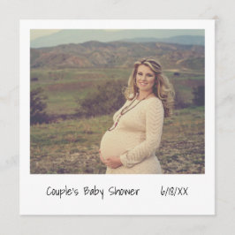 Convite Chá de fraldas Único de Casais de Fotografia Insta