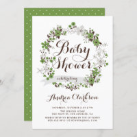 Chá de fraldas verde e Cinza bonito