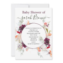 CHÁ DE FRALDAS VERDE ELEGANTE, LARANJA, VERMELHO E