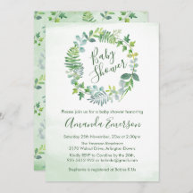 Chá de fraldas Verde Fundo Botânico