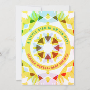 Convite Chá de fraldas Verde Verde Verde Brilhante