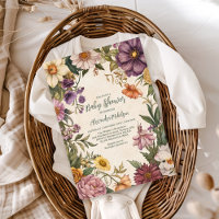 Chá de fraldas Victorian Art Nouveau