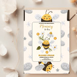 Convite Chá de fraldas Vintage Bee<br><div class="desc">Anunciando nossa encantadora "Mamãe Rústica Para Ser um Chá de fraldas Neutro de Gênero" - a maneira perfeita de celebrar a chegada da sua pequena em um estilo encantador e rústico, enquanto mantém o gênero uma doce surpresa! Com um toque de charme rústico, este convite dá o tom para uma...</div>