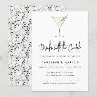 Chá de Ilustração de Cocktail Martini