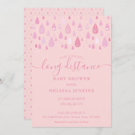 Convite Chá de longa distância / borrifador por e-mail