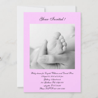 Convite chá de menina