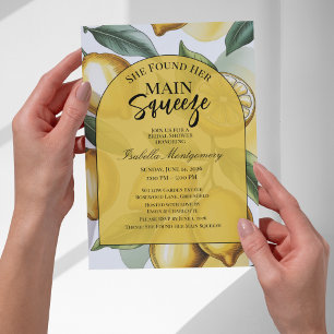 Convite Chá de Noiva Botanical Illustration Main Squeeze