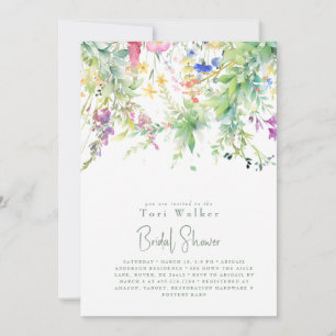 Convite Chá de Noiva Cascata Boho Flor Silvestre