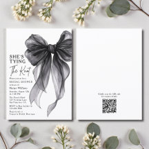 Chá de Noiva Código QR She's Tying The Knot