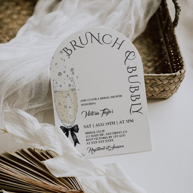Convite Chá de Noiva com Brunch e Espumante (Criador carregado)