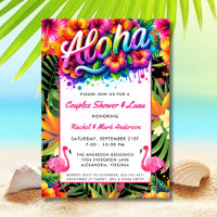 Chá de Noiva de Casais Aloha Tropical Luau
