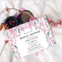 Chá de Noiva Encantador com Flor de Wisteria