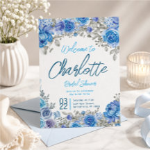 Chá de Noiva Floral Aquarela Pintada à Mão