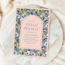 Chá de Noiva Floral Vintage Pastel