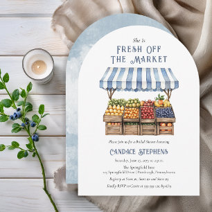 Convite Chá de Noiva Fresh Off The Market Farm Stand