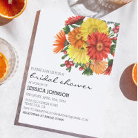 Chá de Noiva Gerbera Daisy Floral