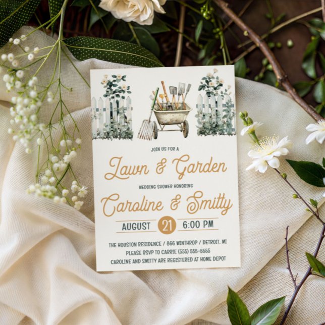 Convite Chá de Noiva & Jardim Casamento, Chá de Noiva (Criador carregado)
