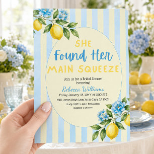 Convite Chá de Noiva Lemon Main Squeeze