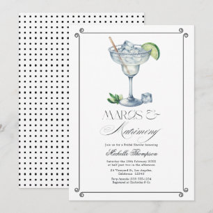 Convite Chá de Noiva Margarita Classy Margs & Matrimony