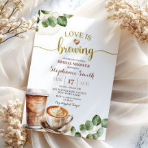 Chá de Noiva O Amor pelo Café está Fermentando