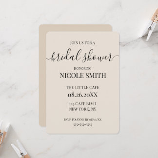 Convite Chá de Noiva Personalizado