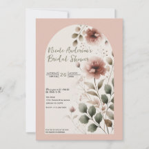 Chá de Noiva Rosa do Deserto e Floral Verde