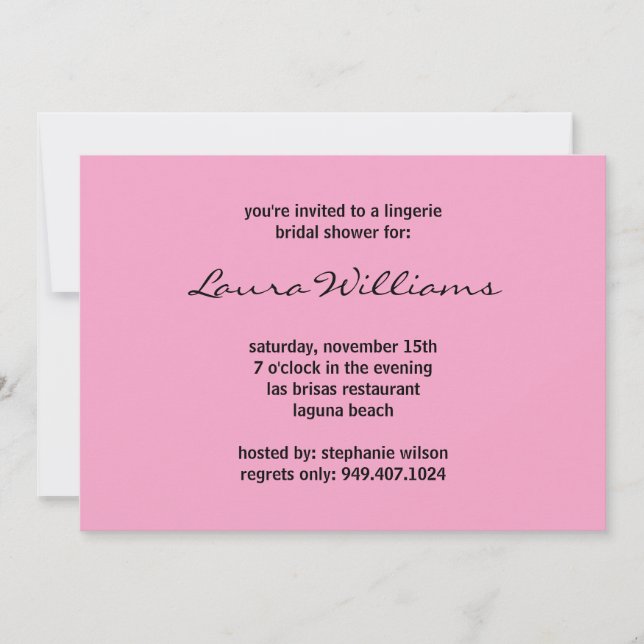 Convite Chá de panela (Frente)