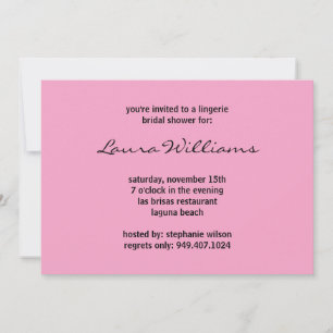 Convite Chá de panela