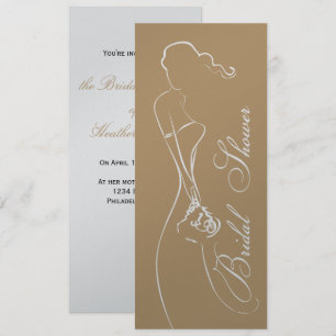 Convite Chá de panela à moda do Mocha da noiva