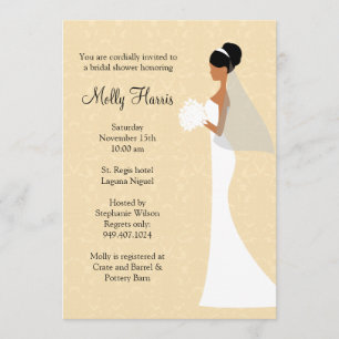 Convite Chá de panela afro-americano