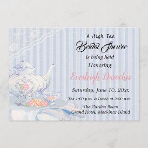 Convite Chá de panela alto de chá