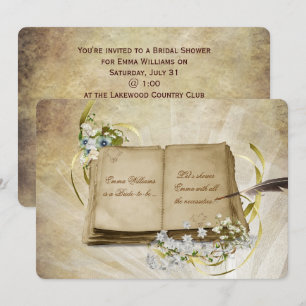 Convite Chá de panela Antigo