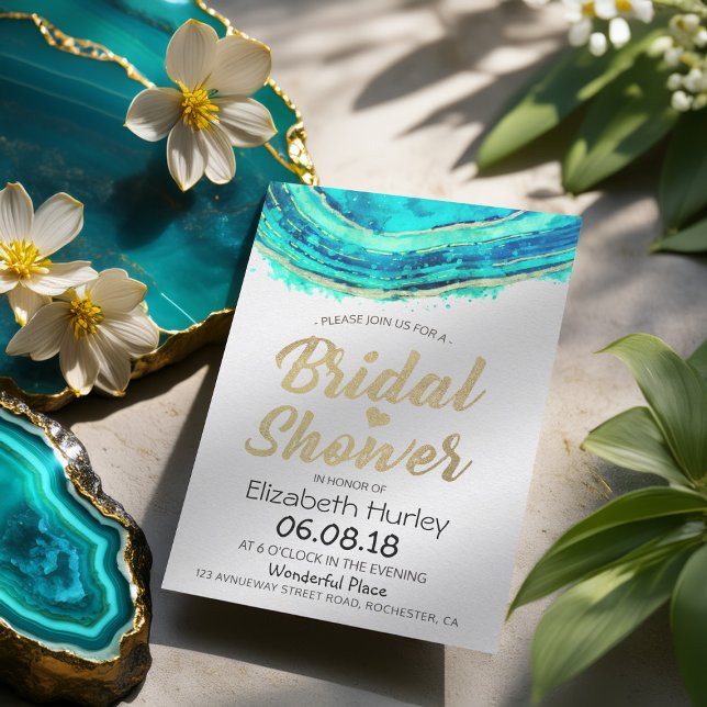 Convite Chá de panela Aquarela Teto e Urso Dourado (Criador carregado)