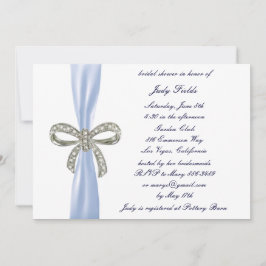 Convite Chá de panela Arco Diamond Azul