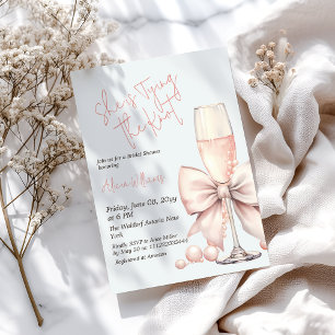 Convite Chá de panela Arco Rosa casando