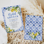 Convite Chá de panela Azul Amarelo Floral Branco-Limão<br><div class="desc">Azulejo mediterrânico Chá de panela de limão branco-amarelo-azul e chá de panela com tema limão-branco-limão-branco-limão-azul e -limão-limão-limão-branco-limão-branco-limão-azul-limão-limão-branco-limão-limão-limão-limão-limão-limão--mediterrânico e-limão-limão-limão-limão também apresentando algumas rosas brancas características decorativas. Este chá de panela é ideal para um chá de panela com tema de limão.</div>