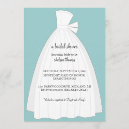 Convite Chá de panela {azul da cerceta}