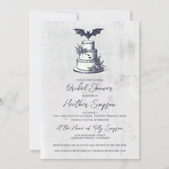 Convite Chá de panela Bat (Frente)