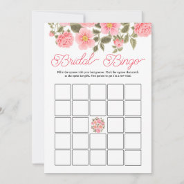 Convite Chá de panela Bingo DIGITAL DO PAÍS ROSA SELVAGEM