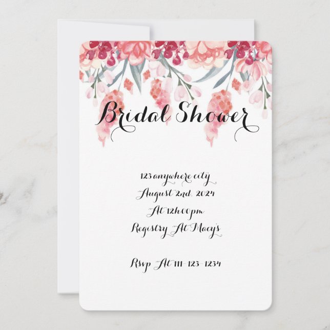 CONVITE CHÁ DE PANELA BLUSH,CHÁ DE PANELA (Frente)