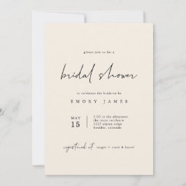 Convite Chá de panela Bohemian Branco