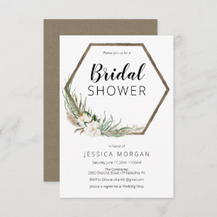 Convite Chá de panela Bohemian Wreath