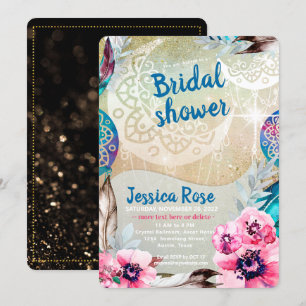 Convite Chá de panela Boho Moon