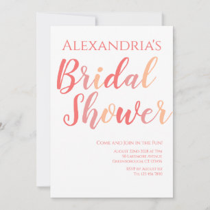 Convite Chá de panela Boho Typografia