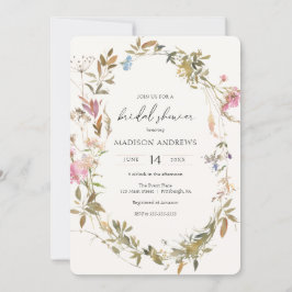 Convite Chá de panela Boho Wreath