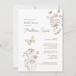 Convite Chá de panela borboleta | Design feminina romântic