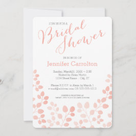 Convite Chá de panela botânico moderno