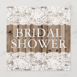 Convite Chá de panela branco antigo