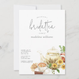 Convite Chá de panela Bridal Tea Boho